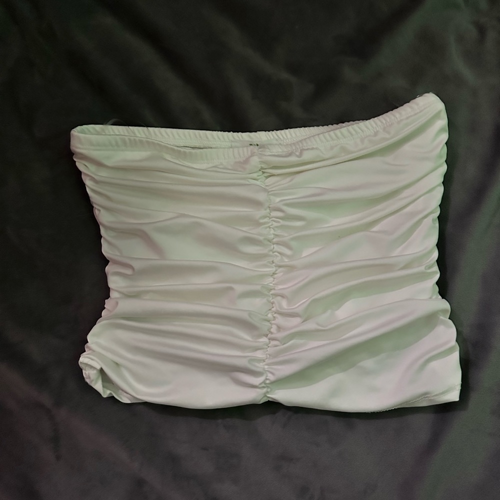size M white tube top